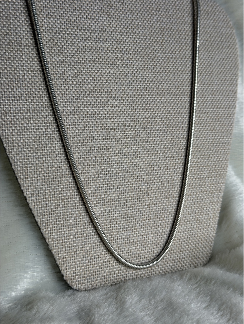 Vintage Silpada N0622 Rare Thick Sterling Silver 20-Inch Snake Chain Necklace